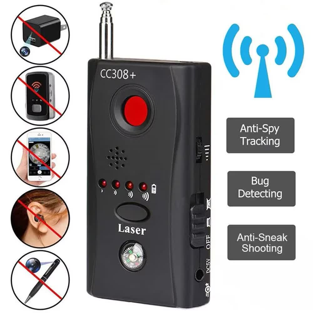 Home Security Hidden Cameras - CC308 Detector de cámara oculta portátil