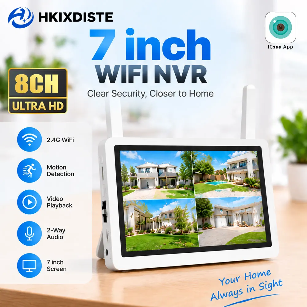 Home Security Kit With Camera - Sistema de cámaras de seguridad NVR