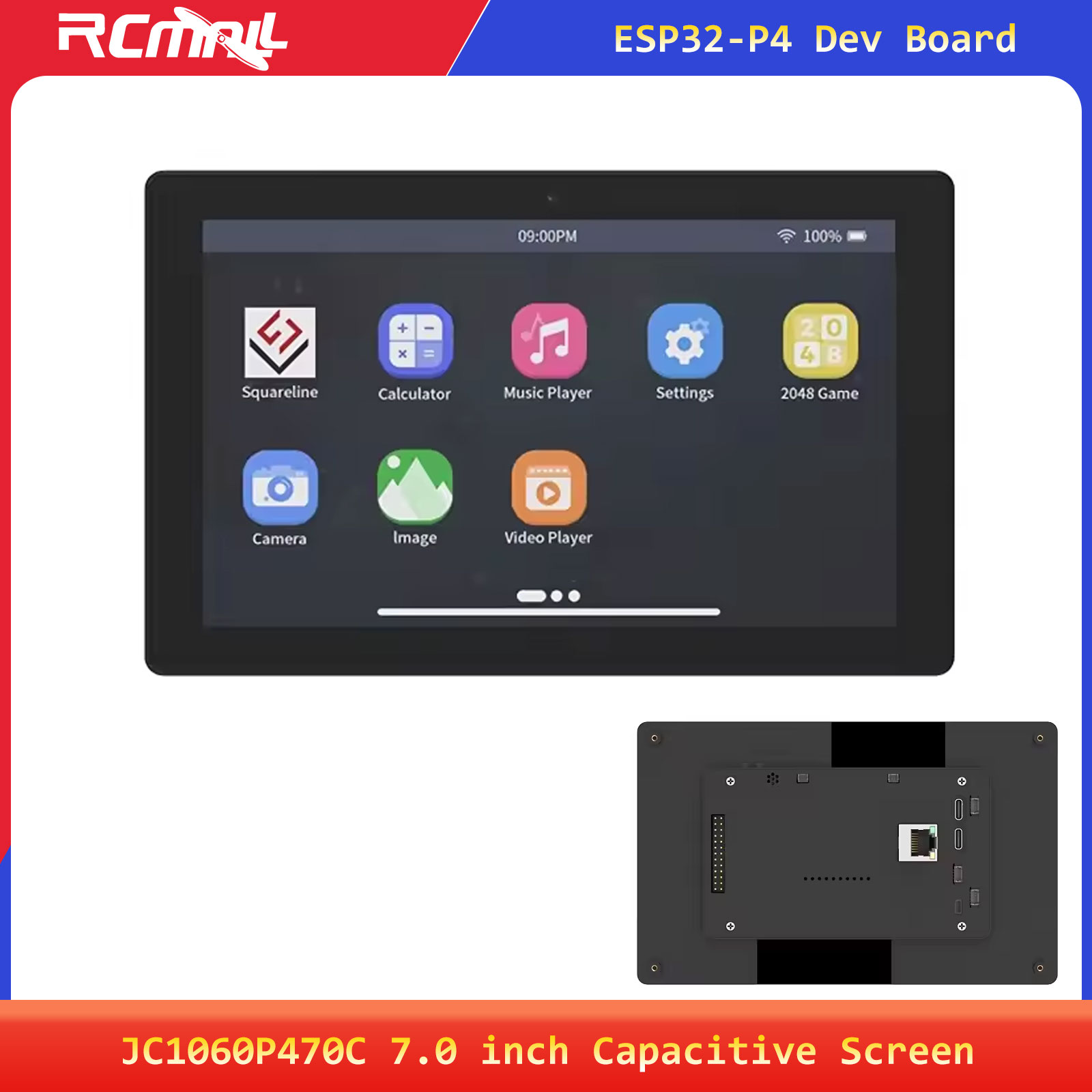 Home Security And Cameras - Placa de Desarrollo JC1060P470C con Pantalla