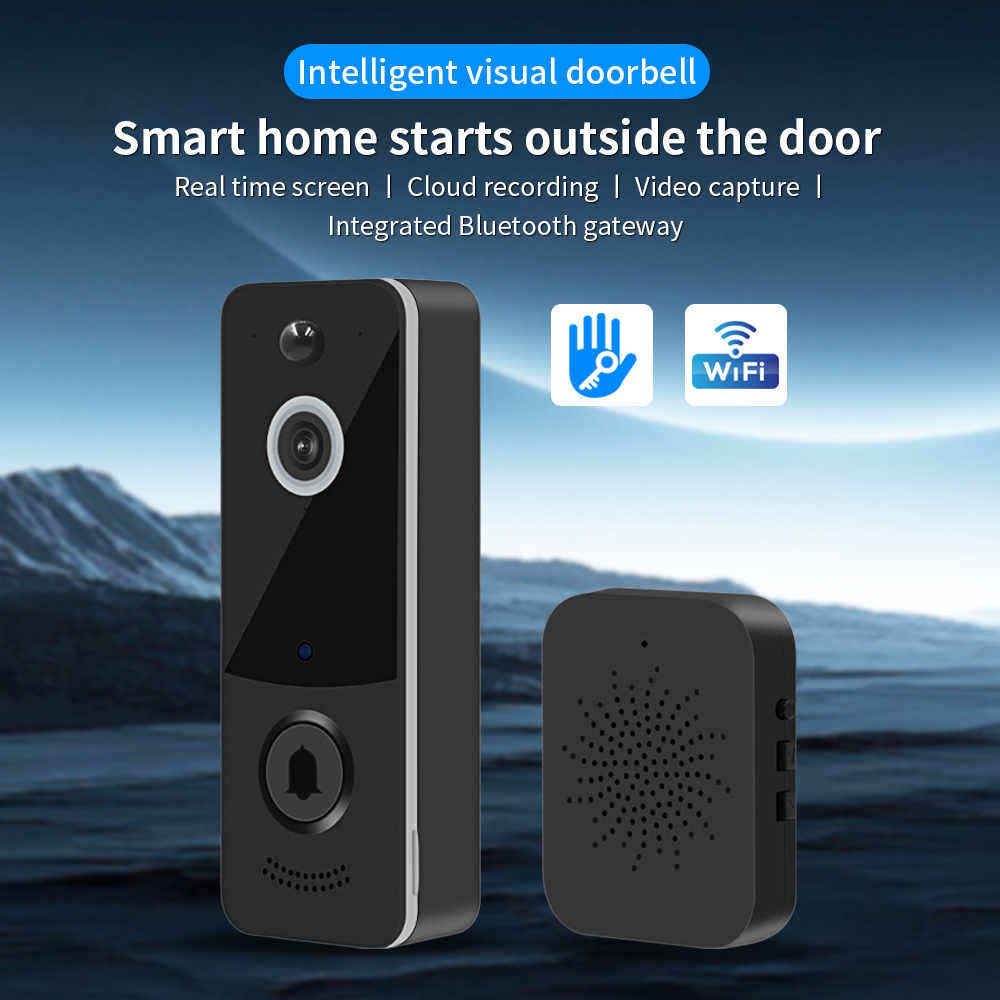 Home Security Doorbell Camera - Timbre de puerta con vídeo WIFI