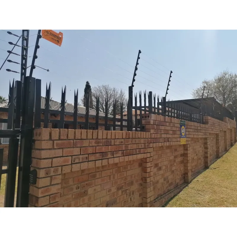 Home Security Electric Fence - Cerca Eléctrica Moderna de Plástico ABS
