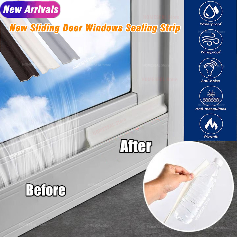 Home Security Front Door - Tira de sellado para ventana corrediza,