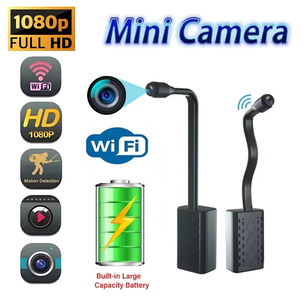 Home Security Hidden Cameras - Mini Cámara de Grabación en Bucle,