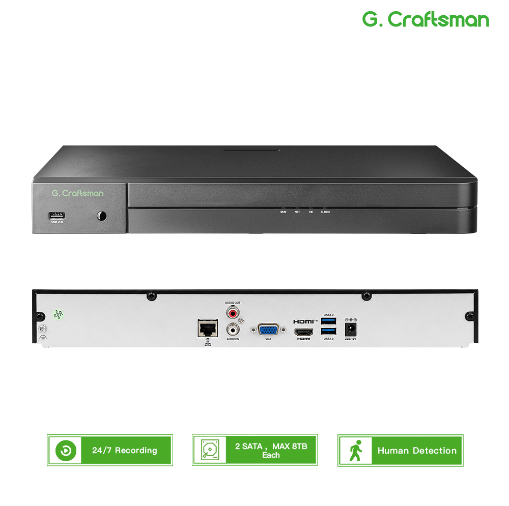 Home Security And Cameras - UNI 32CH NVR 12MP registrador de