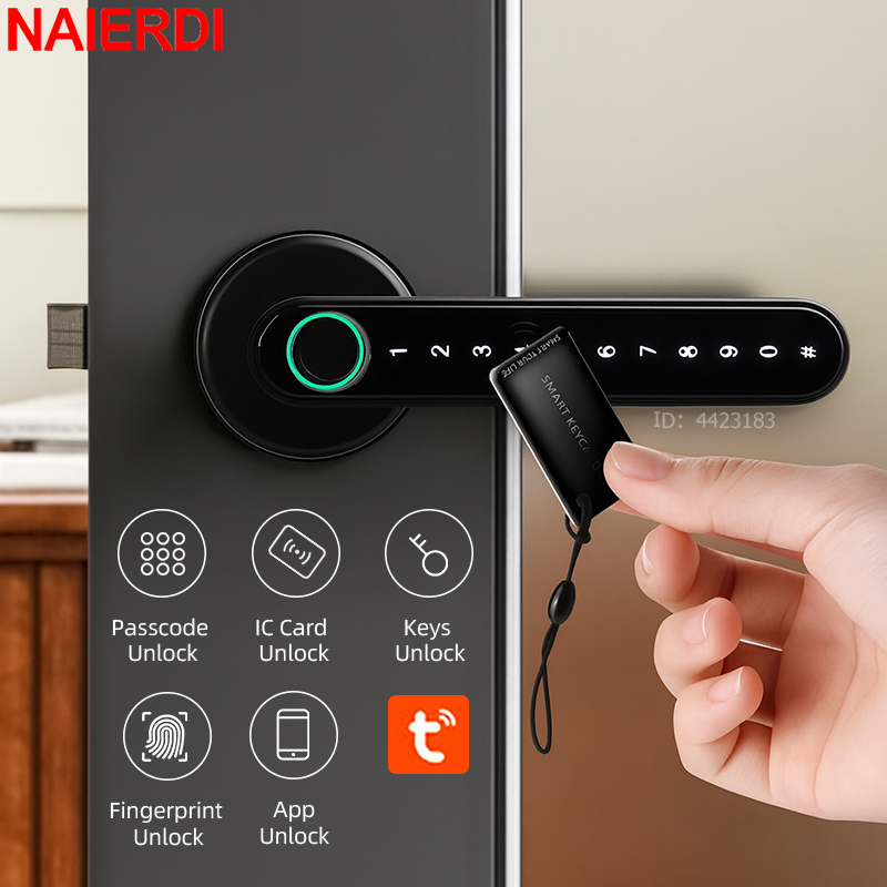 Home Security Keypad - NAIERDI cerradura de puerta inteligente con