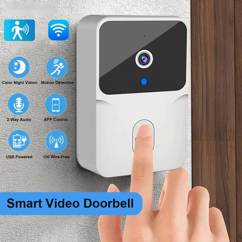 Home Security Doorbell Camera - Videoportero WiFi Inteligente para el Hogar,