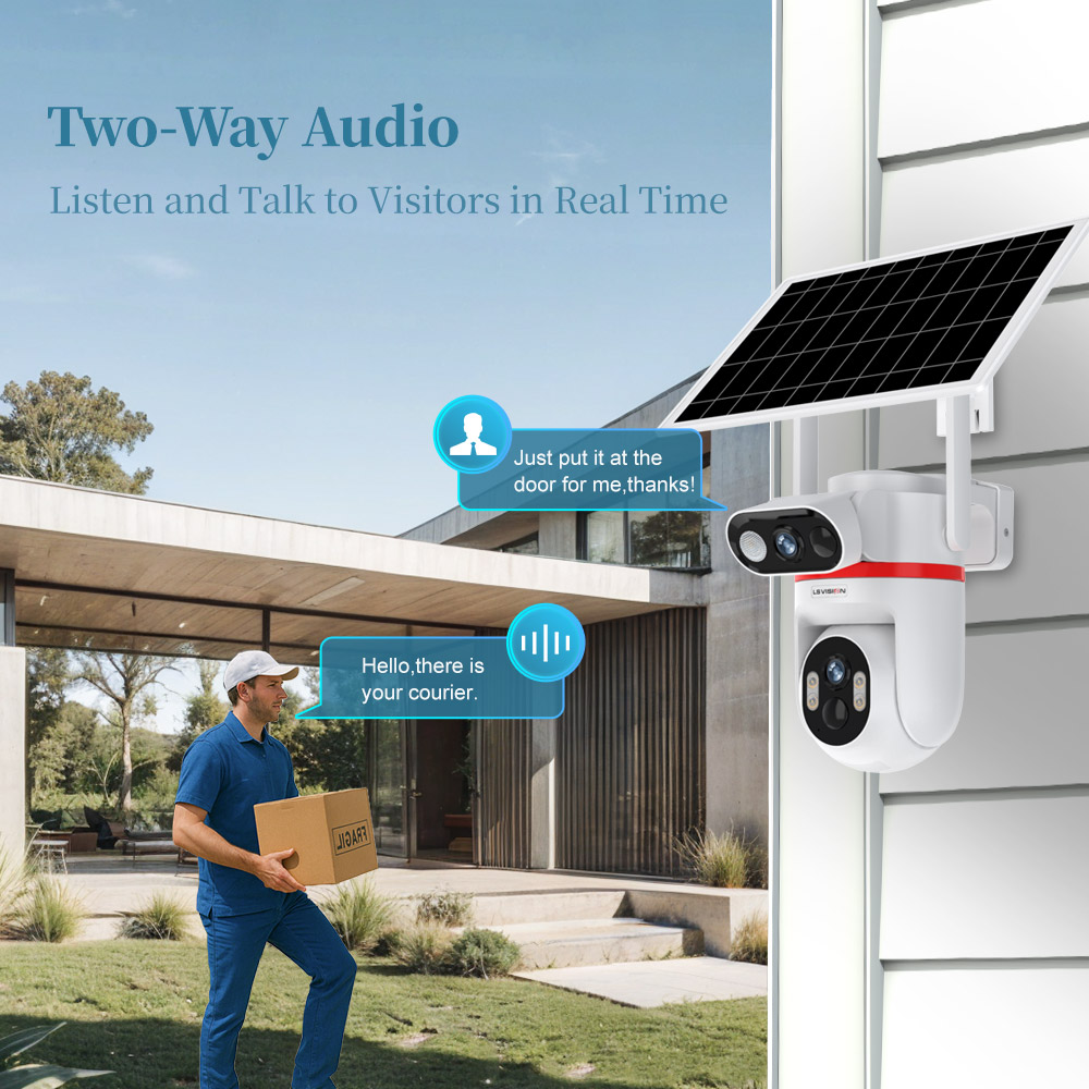Home Zone Security Camera - Cámaras de seguridad Solar con visión