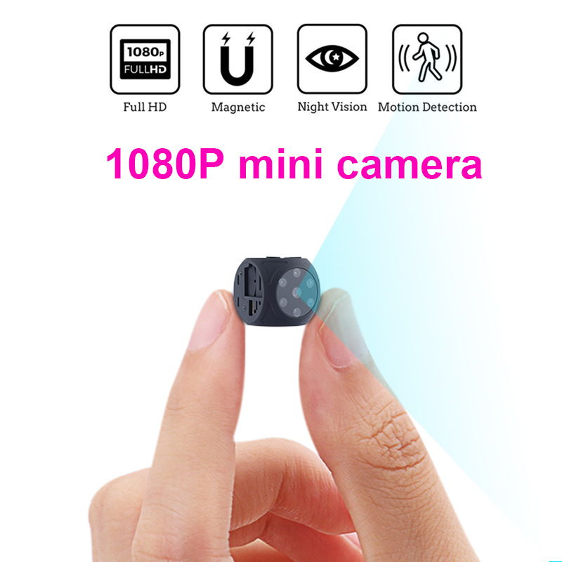 Home Security Hidden Cameras - Mini cámara portátil HD 1080P con