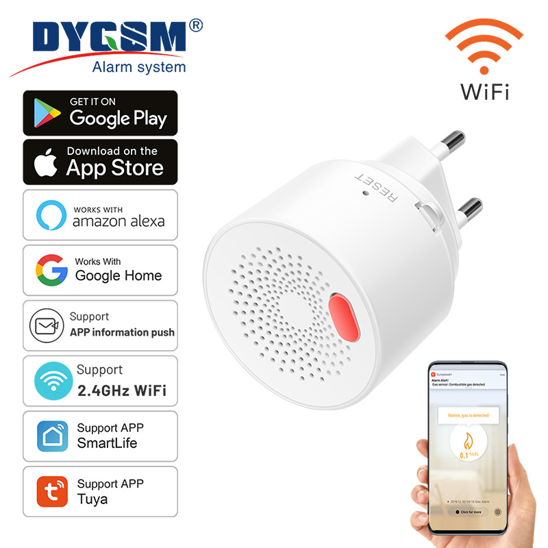 Home Security Tools - Tuya-Sensor de Gas Natural para el