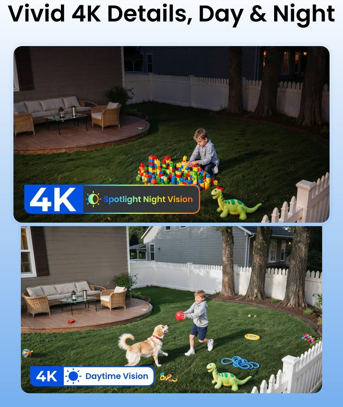 Cámara de Seguridad Solar 4K I - Home Security Cameras No Subscription reseña y precio