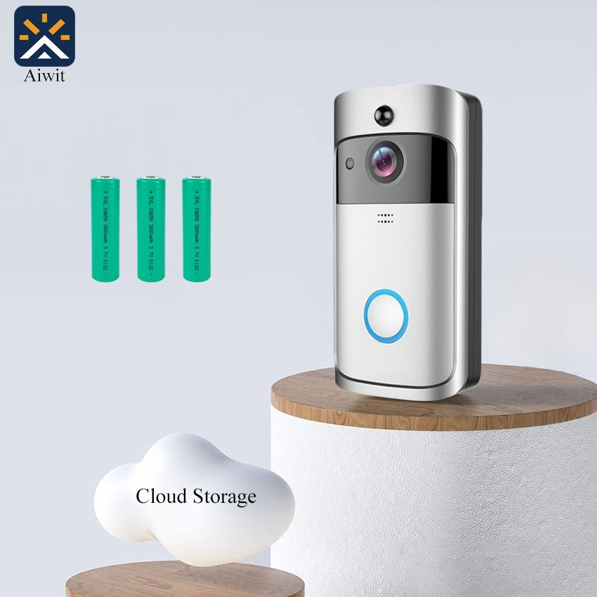 Timbre de puerta con vídeo V5, - Home Security Doorbell Camera reseña y precio
