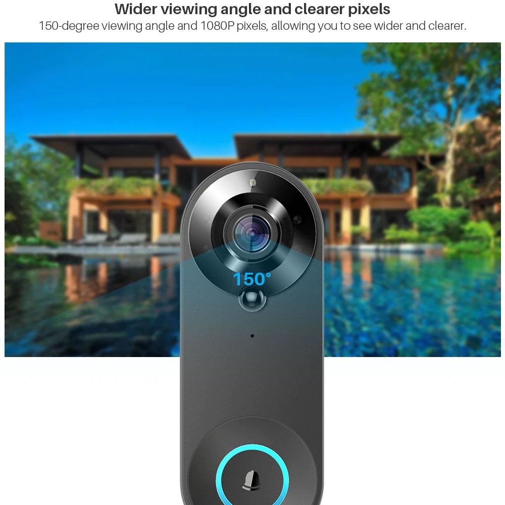 Tuya 1080P timbre inalámbrico  - Home Security Doorbell Camera reseña y precio