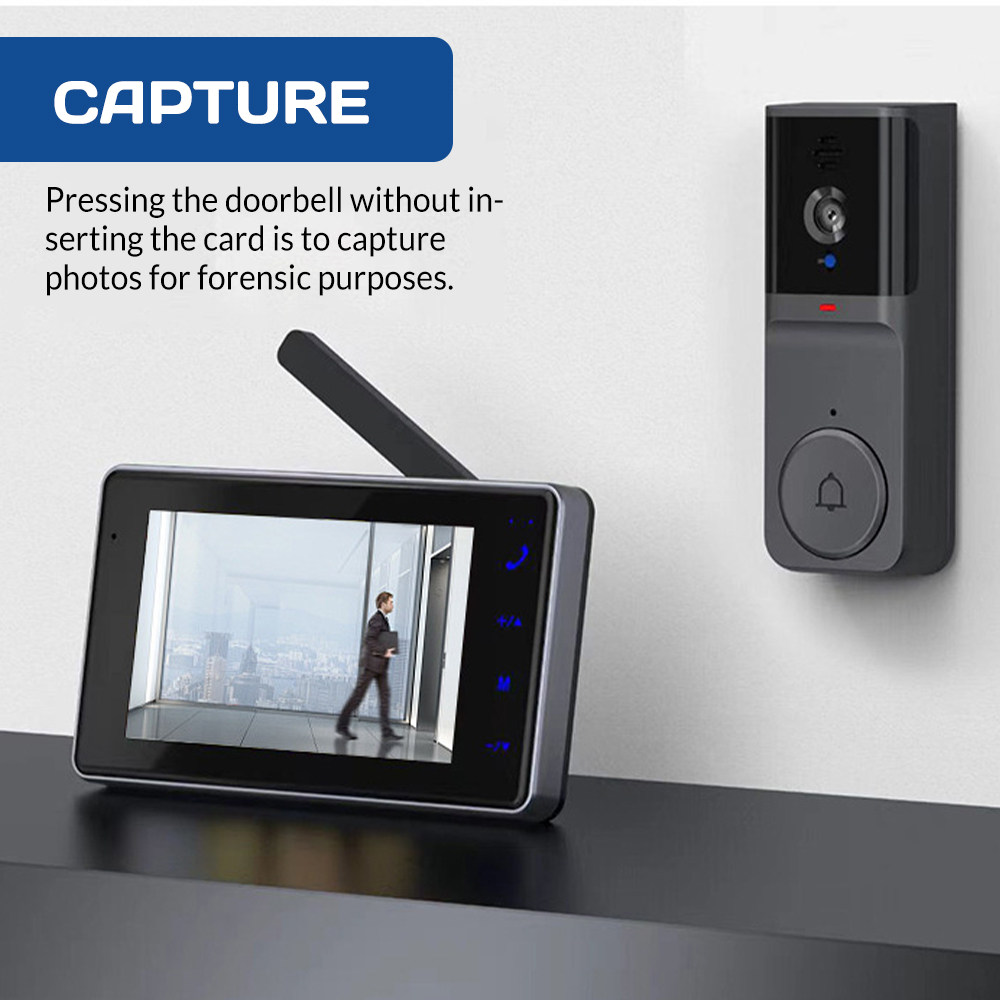Videoportero Inalámbrico con P - Home Security Doorbell Camera reseña y precio
