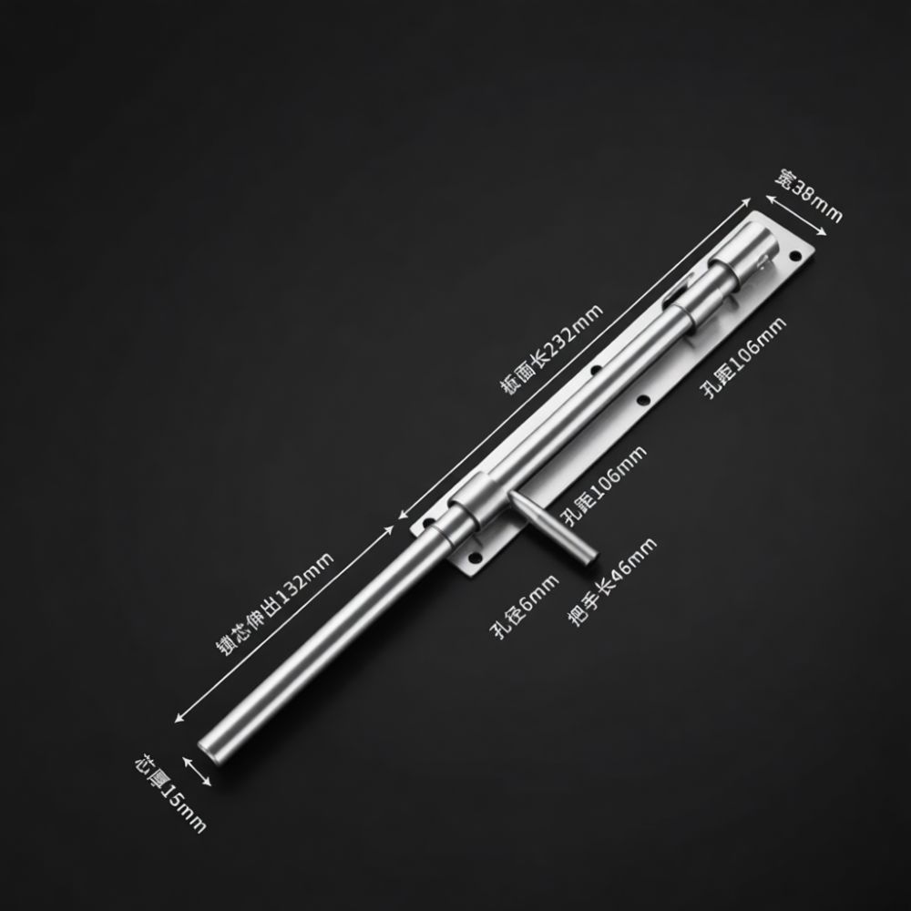Pestillo de puerta de acero in - Home Security Electric Fence reseña y precio