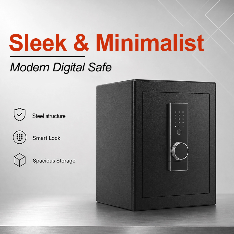 Caja fuerte biométrica con lec - Home Security Keypad reseña y precio
