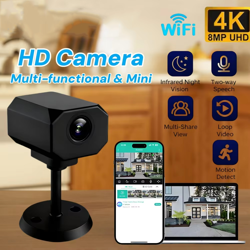 Cámara de seguridad WiFi 4K HD - Home Security And Cameras reseña y precio