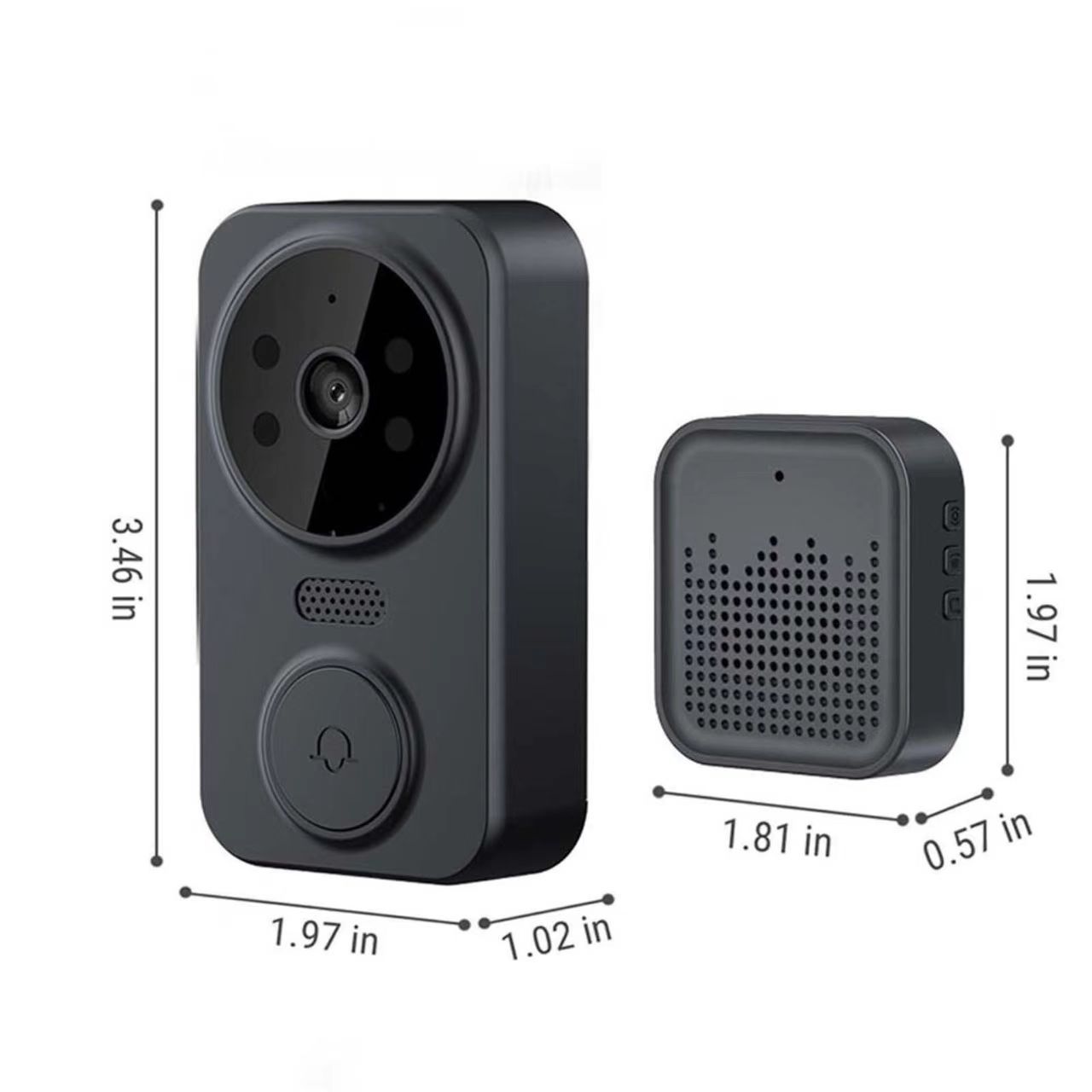 Timbre Inteligente WiFi Tuya p - Home Security Doorbell Camera reseña y precio