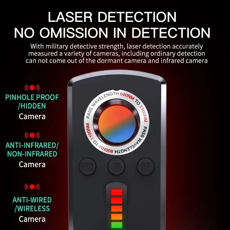 Detector de Cámaras Ocultas, D - Home Security Hidden Cameras reseña y precio
