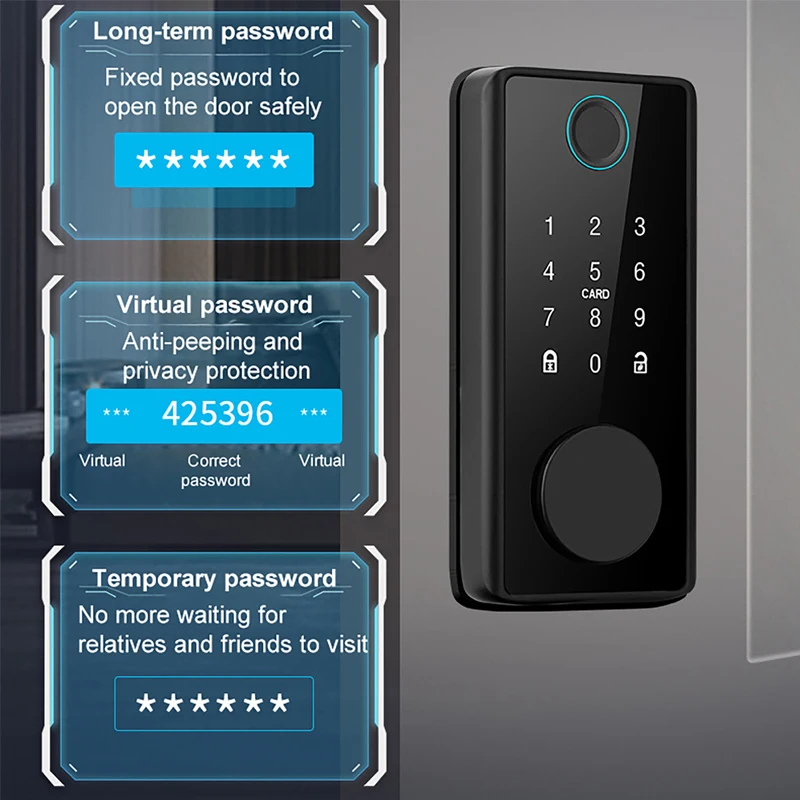 Cerradura de cerrojo inteligen - Home Security Keypad reseña y precio