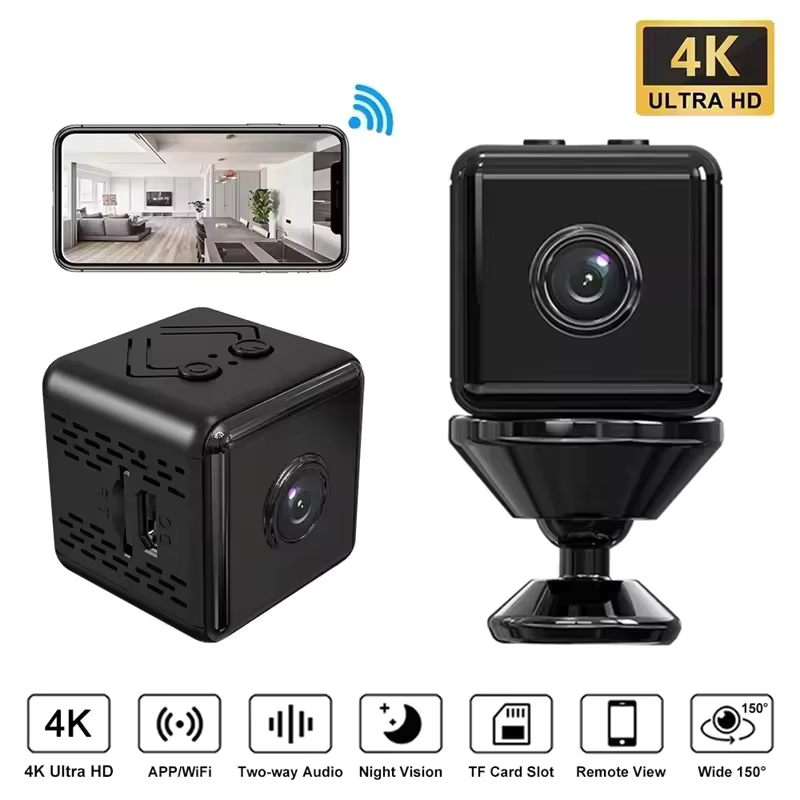 Mini cámara WIFI 4K Full HD vi - Home Security Hidden Cameras reseña y precio