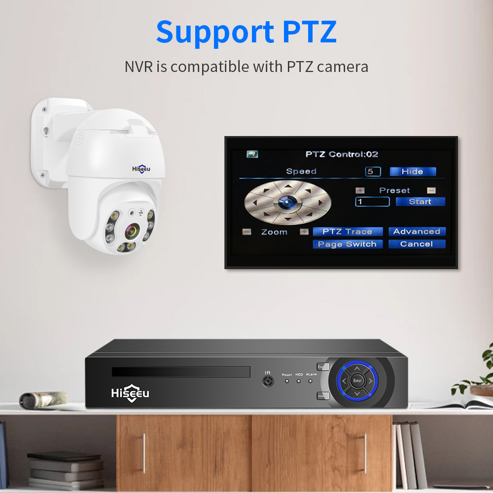 Hiseeu 4CH 10CH 16CH 4K 8MP 5M - Home Security And Cameras reseña y precio