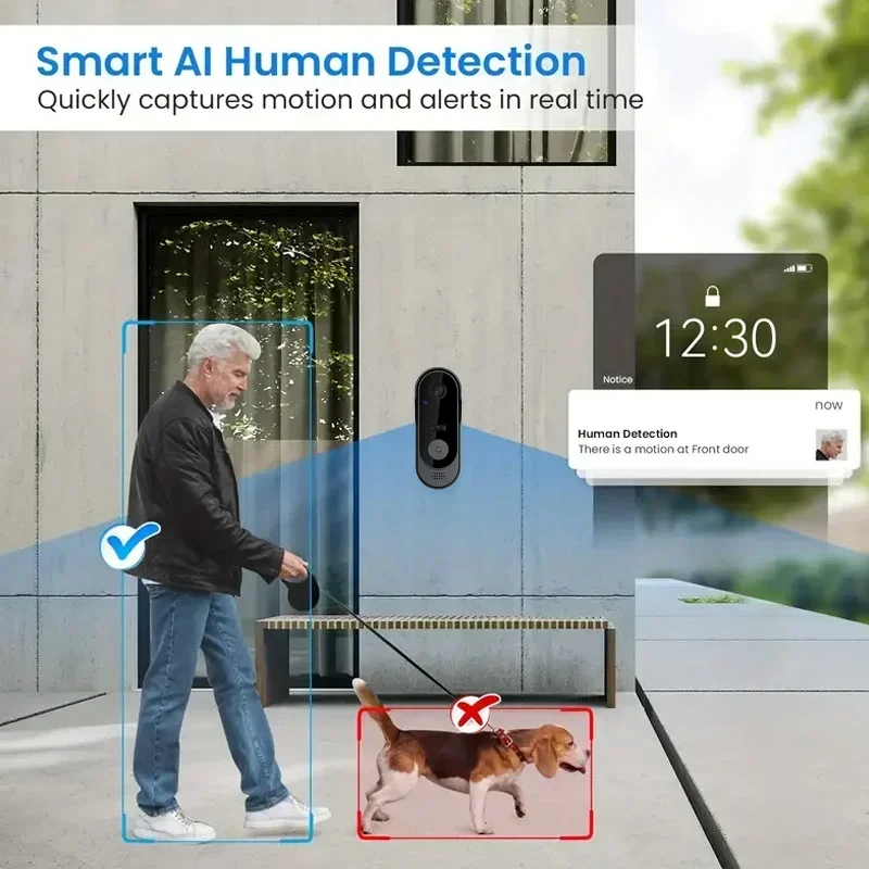 Videoportero Inalámbrico HD a  - Home Security Doorbell Camera reseña y precio
