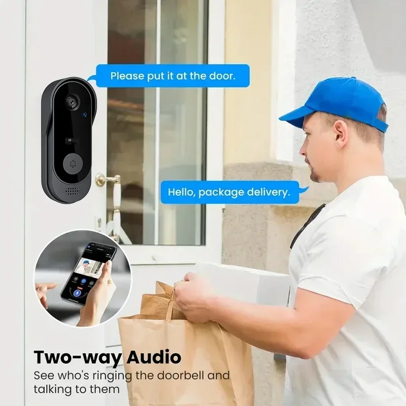 Videoportero Inalámbrico HD a  - Home Security Doorbell Camera reseña y precio