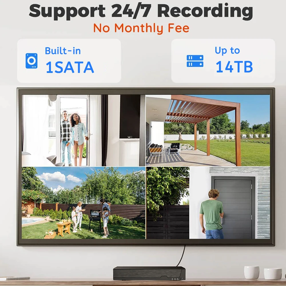 Grabador de vídeo en red POE N - Home Security And Cameras reseña y precio