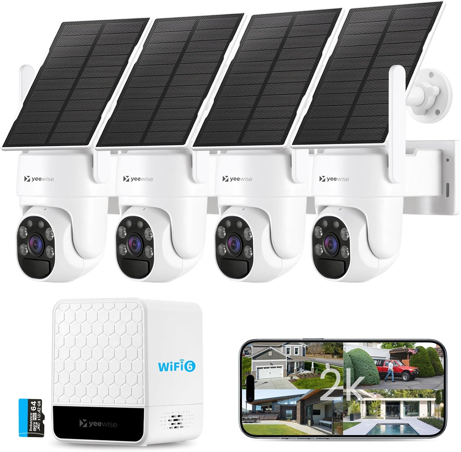 Sistema de cámaras de segurida - Home Security Cameras No Subscription reseña y precio