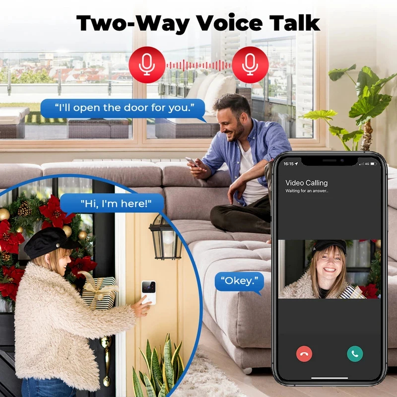 Videoportero WiFi Inteligente  - Home Security Doorbell Camera reseña y precio