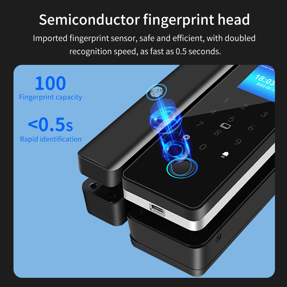 Cerradura de puerta corrediza  - Home Security Keypad reseña y precio
