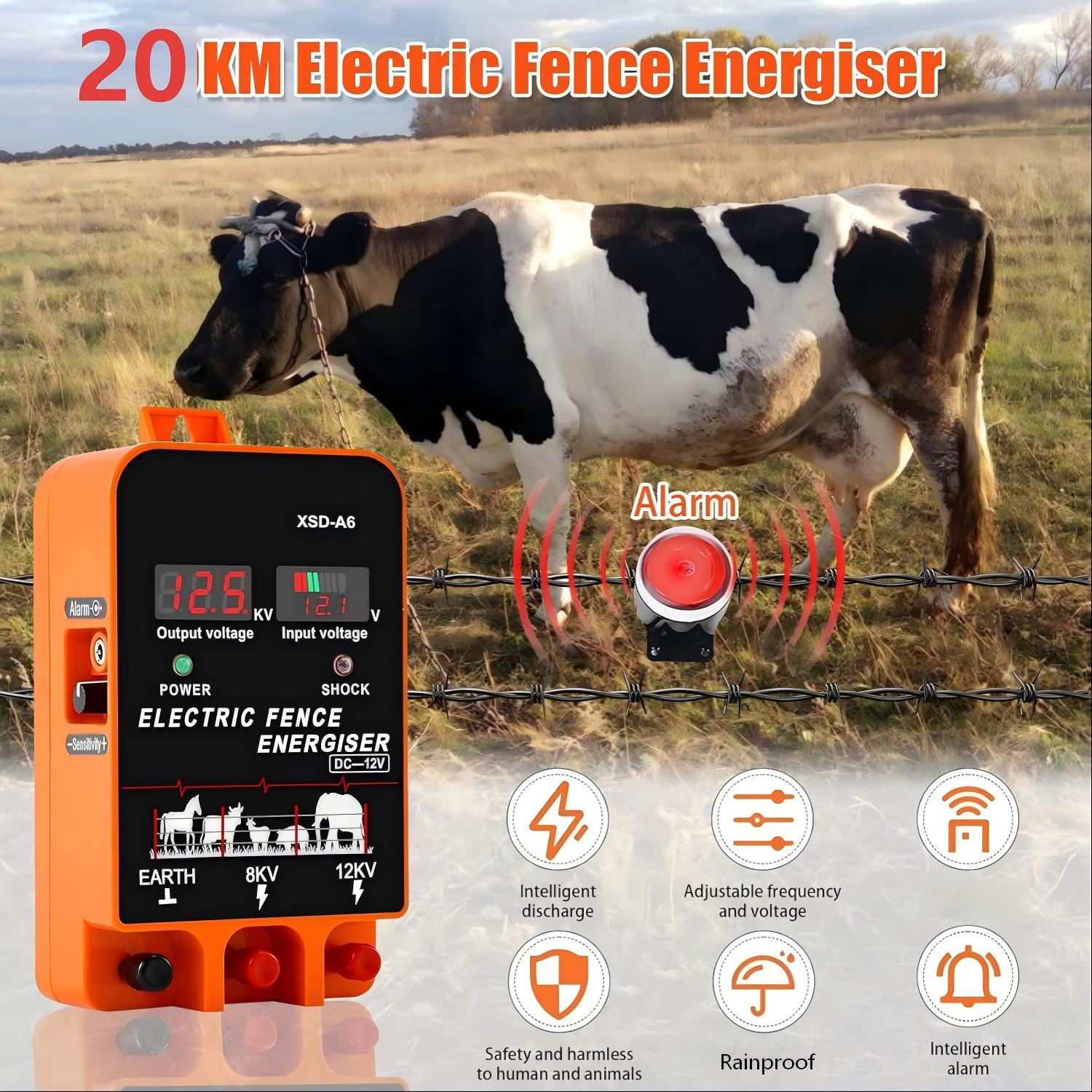 Energizador de cerca eléctrica - Home Security Electric Fence reseña y precio