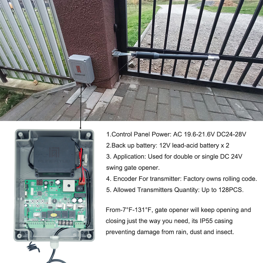 Abridor de puerta eléctrico de - Home Security Electric Fence reseña y precio