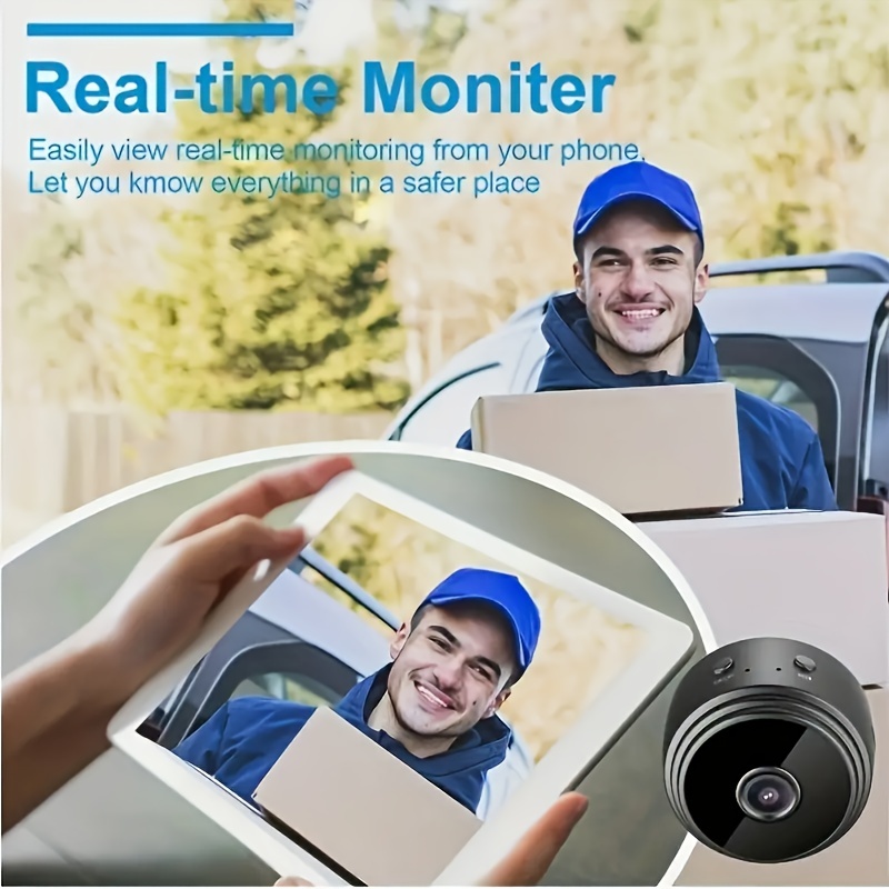 Mini cámara de seguridad WiFi  - Home Security Hidden Cameras reseña y precio