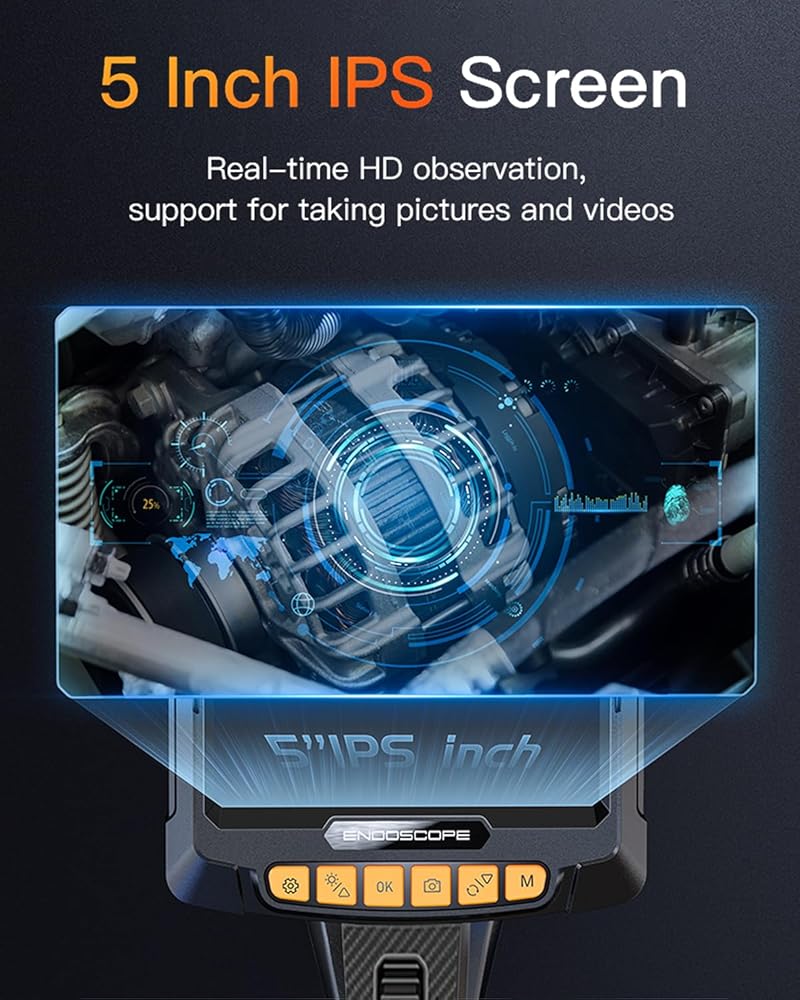 Cámara endoscópica Industrial  - Home Security And Cameras reseña y precio