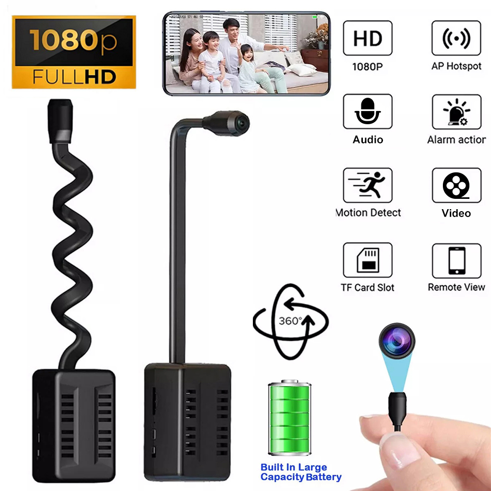 Mini cámara HD 1080P con detec - Home Security Hidden Cameras reseña y precio