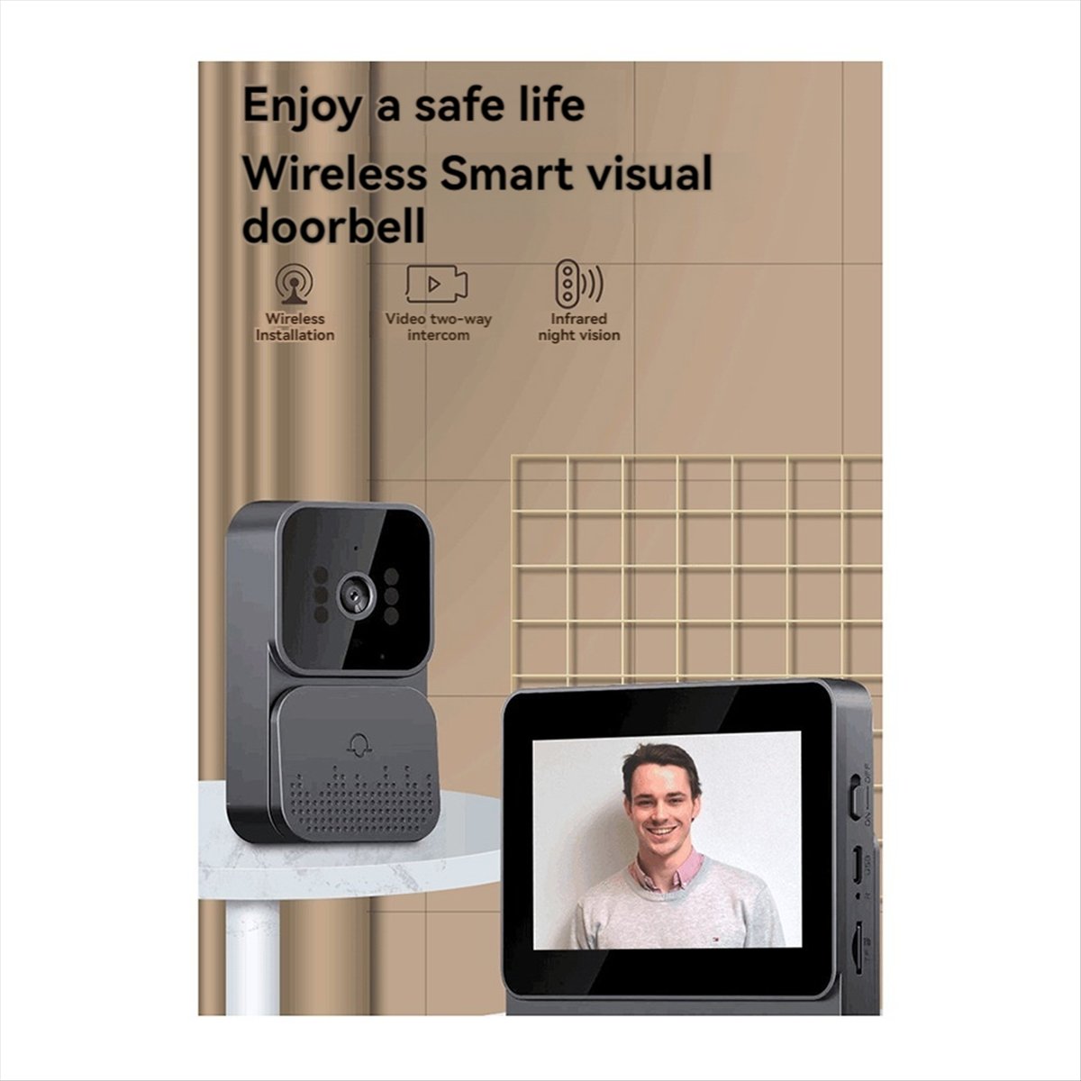 AU47 - Videoportero con cámara - Home Security Doorbell Camera reseña y precio