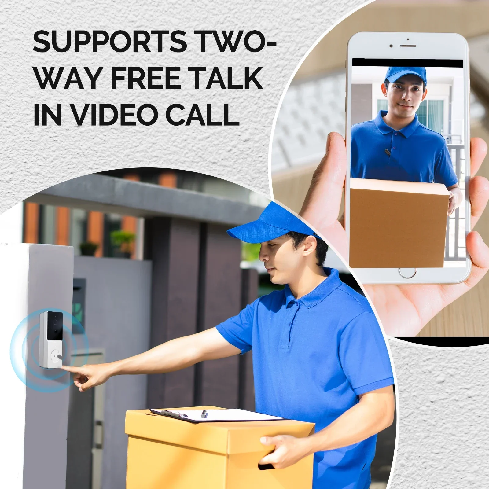MOES Tuya-cámara de vídeo inte - Home Security Doorbell Camera reseña y precio